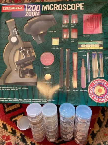 Photo of free Tasco 1200 microscope (Norton LD8) #1