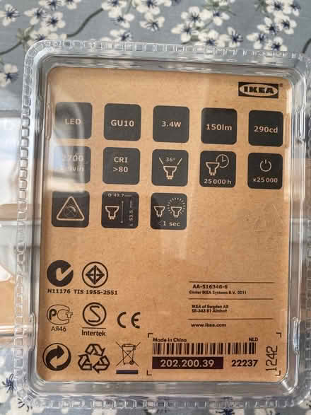 Photo of free Three GU10 lightbulbs (Dursley GL11) #3