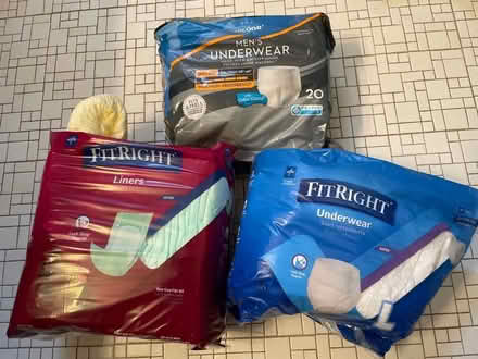 Photo of free Incontinence supplies (Halfmoon, NY) #1