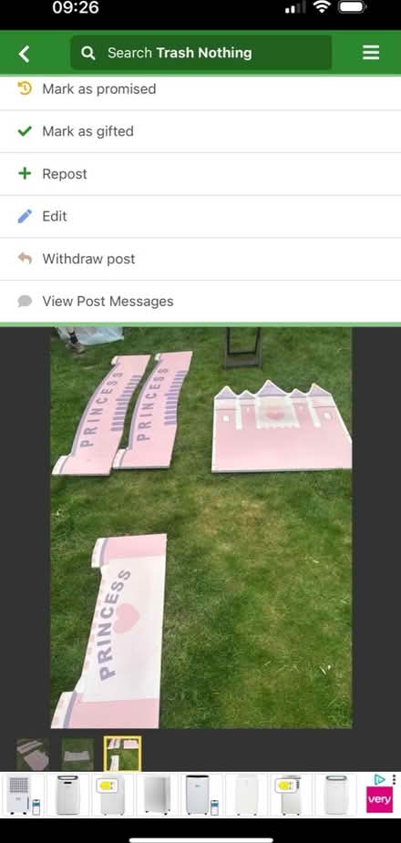 Photo of free Pink single bed (Market harborough) #1