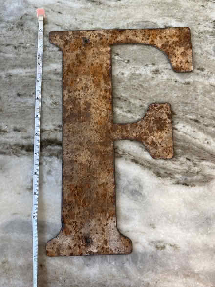 Photo of free Metal Letter “F” (East Cambridge) #1
