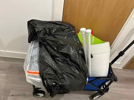 Photo of free Bins, Rug, Dishes, curtains rods (Butetown CF10) #1