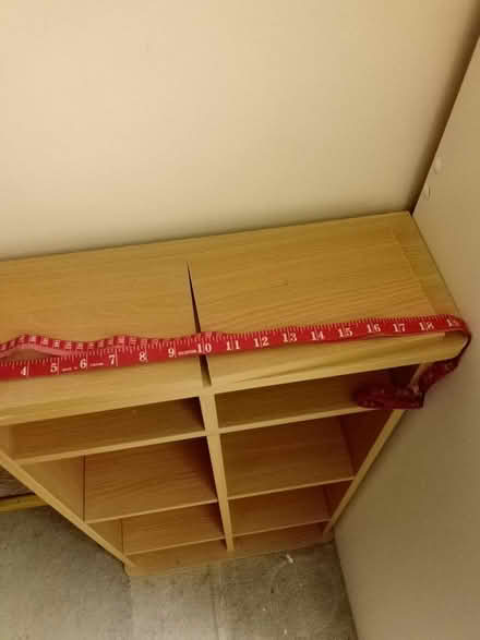Photo of free Slim beech bookcase (Tonbridge) #4