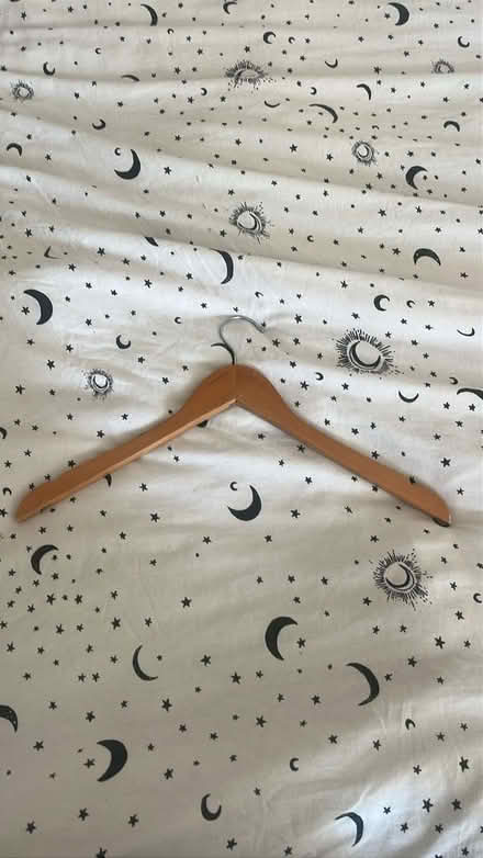 Photo of free Bag of Wooden Clothes Hangers (Birmingham B13) #2