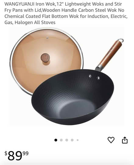 Photo of free Iron Wok 12” with Iron Spatula (Princeton) #1