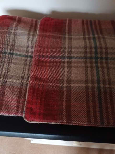 Photo of free 2 Next tartan cushion covers (Franche DY11) #1