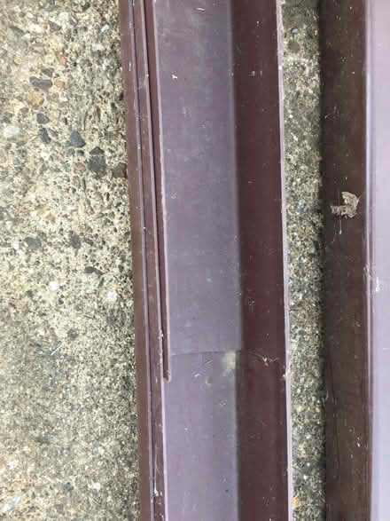 Photo of free Wickes Squareline brown gutter and accessories joblot (Brogborough MK43) #2