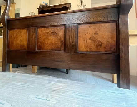 Photo of free Pair of wooden single beds (Knowle B93) #3
