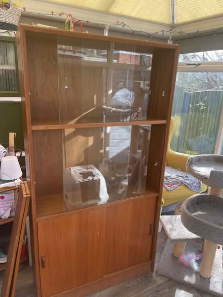 Photo of free Vintage Glass Door Cabinet (Newcastle-Under-Lyme ST5) #1