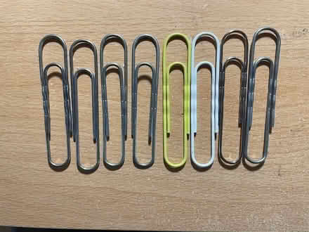 Photo of free XXL Paper Clips x 8 (Cambridge CB4) #1