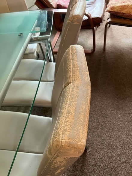 Photo of free Dining table and six chairs (Dorking) #3