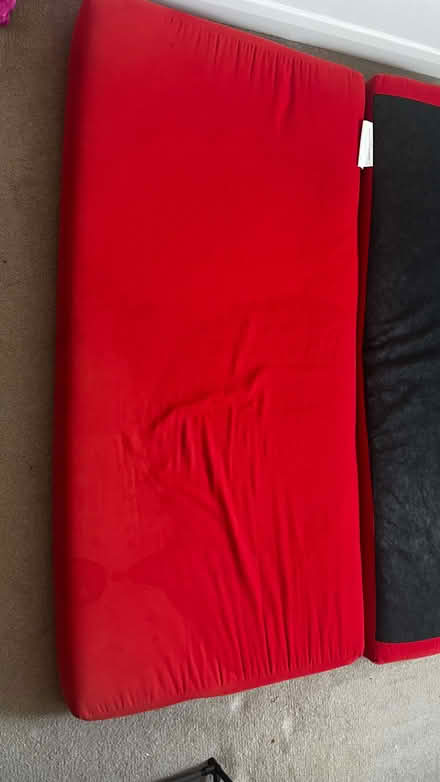 Photo of free Red Sofa Bed (Harringay Ladder N8) #2