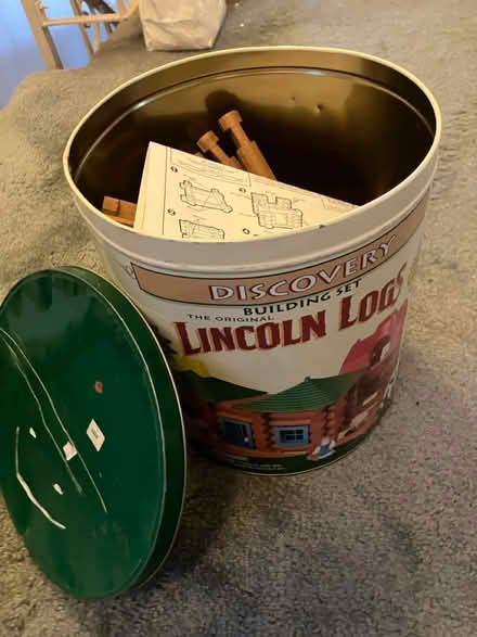 Photo of free Lincoln Logs (partial set) (Davis Sq, Somerville) #1