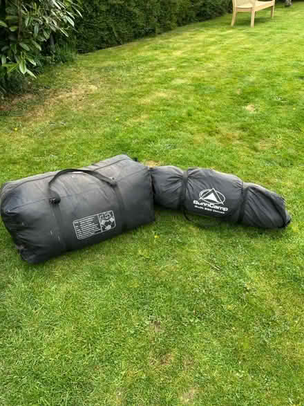 Photo of free Caravan porch awning and large tent (Sp11 0hd) #1
