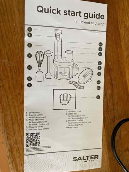 Photo of free Salter blender (not working) (Enfield EN2) #1