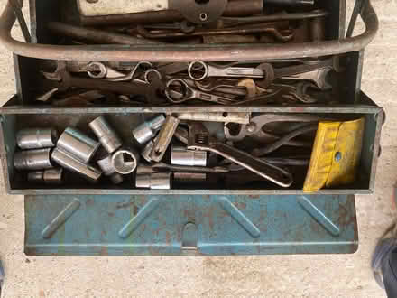 Photo of free Old size spanners and sockets in tool box (The Hythe CM9) #3