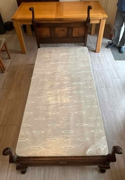 Photo of free Pair of wooden single beds (Knowle B93) #2