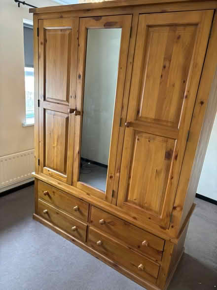 Photo of free Beautiful Solid Pine wardrobe (Chatham) #1