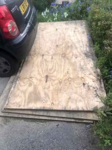Photo of free 4 large sheets plywood (BR3) #1