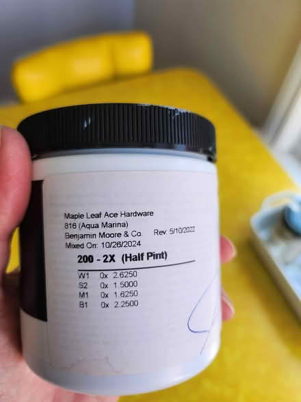 Photo of free Medium Periwinkle Sample Paint (Maple Leaf / Northgate) #1