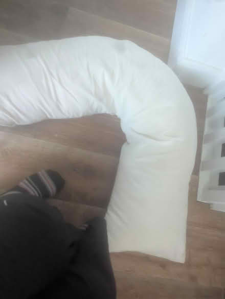 Photo of free Banana pillow with cream cover (GU3) #1