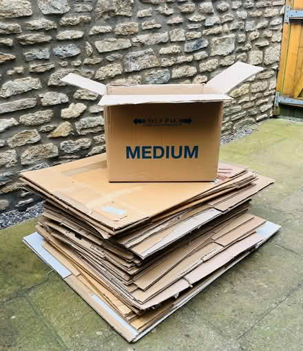 Photo of free 32 packing/removal boxes (Trinity BA11) #1