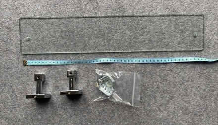 Photo of free Glass bathroom shelf (Tavistock PL19) #1
