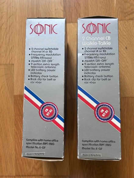 Photo of free Vintage Two Sonic 2 channel CB Walkie-Talkie (Surbiton KT1) #3