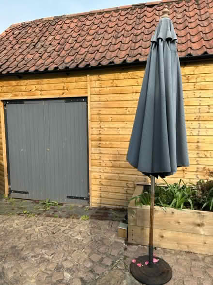 Photo of free Garden umbrella and base (Edwalton NG12) #1