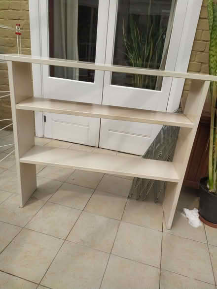 Photo of free Painted wooden bookcase/shelf unit (Stanford in the Vale SN7) #1