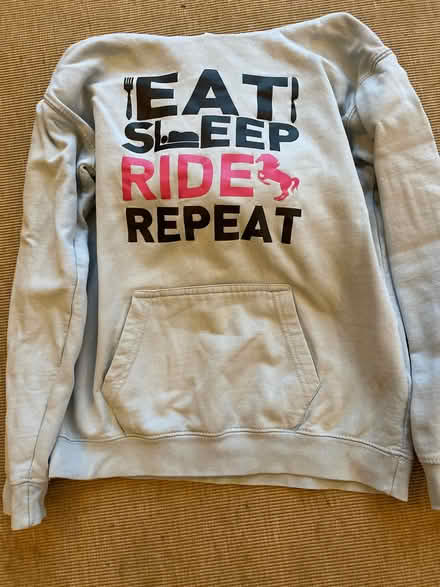 Photo of free Hoodie - eat, sleep, ride repeat - approx age 10 (Freehold LA1) #1