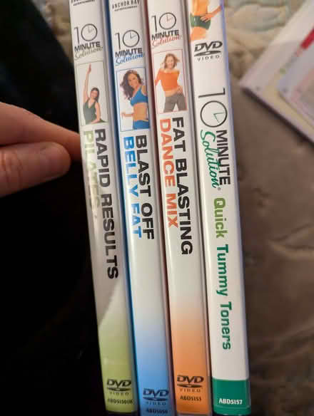 Photo of free DVDs - 10 minute solutions - pilates, dance, tummy toners... (Whoberley CV5) #1
