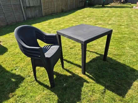 Photo of free Garden table and chairs (Harley Shute TN38) #3