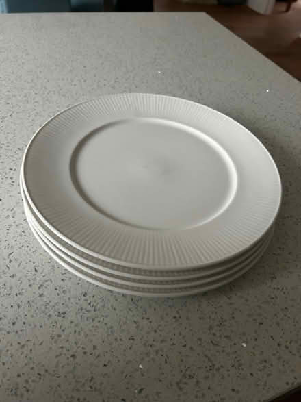 Photo of free 4 x Marks and Spencer white Dinner Plates (Hurstpierpoint BN6) #2