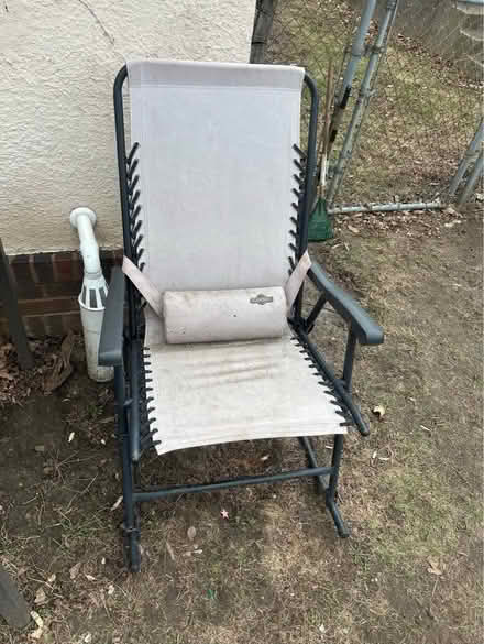Photo of free Large patio table and rocking chair (St Paul) #2