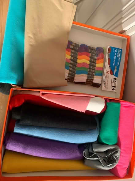 Photo of free Felt & haberdashery box (W12) #1