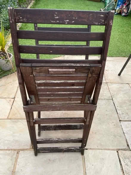 Photo of free 4 folding garden chairs (TW11 Fulwell) #2