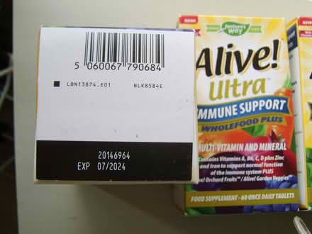 Photo of free Three unopened Alive Multi-Vitamins (Hounslow) #2
