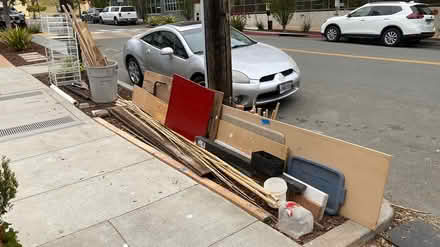 Photo of free lumber and wood (Parker and Shattuck, Berkeley) #1
