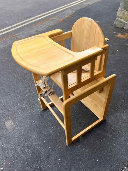 Photo of free 🪑Wooden high chair / table (Broomhill S10) #1