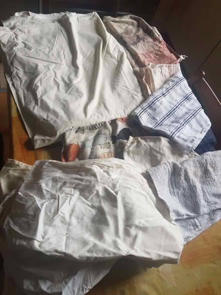 Photo of free Old sheet, tea towels, cloths may be useful for rags (Corstorphine EH12) #1