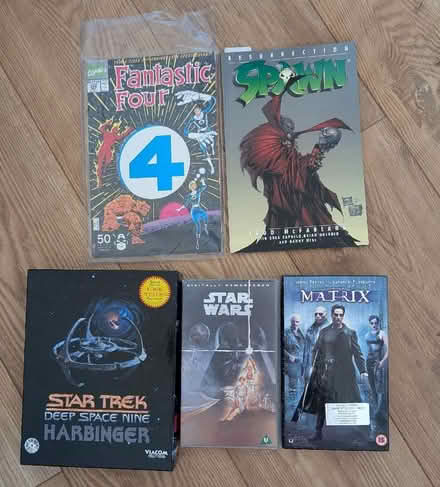 Photo of free Retro Sci-Fi Bundle — Comics, VHS, PC Game (ME9) #1
