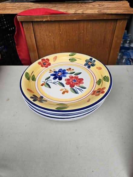 Photo of free 8 floral dinner dishes (South San Francisco) #1