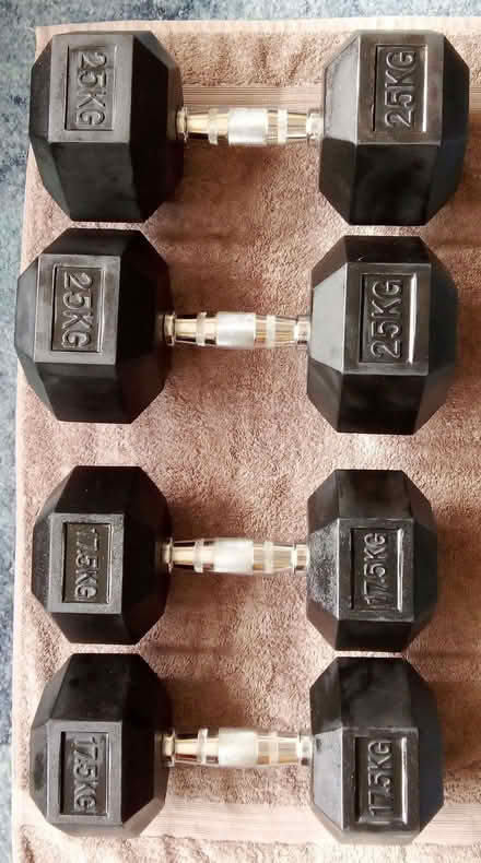 Photo of free Two pairs of dumbbells (Conniburrow MK14) #1