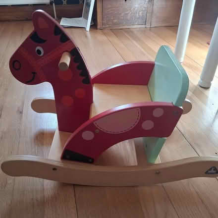 Photo of free wooden horse toddler rocker (Hallam Fields, Ilkeston) #1