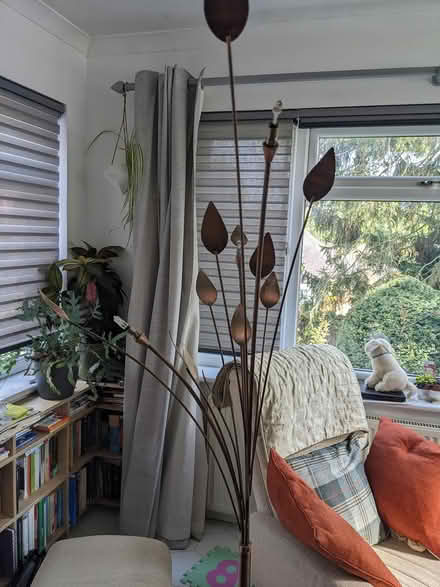 Photo of free Copper floor standing lamp (Welwyn Village, AL6) #2