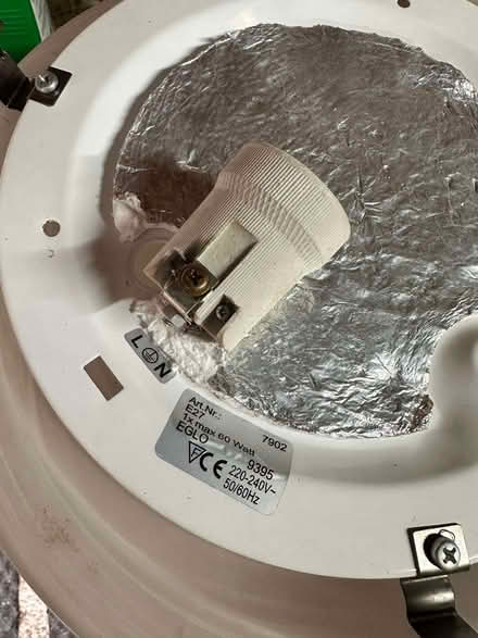 Photo of free Glass shade ceiling light fitting (Colchester CO4) #4
