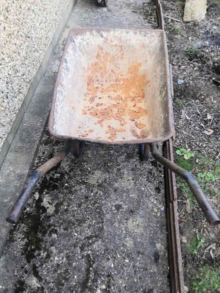 Photo of free Old but serviceable wheelbarrow (Burnham) #2