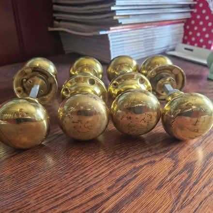 Photo of free brass plated doorknobs (Cherry Orchard SY2) #1