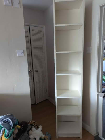 Photo of free Tall white wood bookcase (Sevenoaks TN14) #1